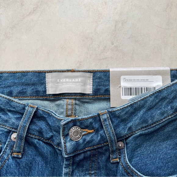 NWT Everlane Curvy 90’s Cheeky Straight Jean - Picture 2 of 6